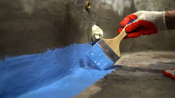 Commercial Basement Waterproofing project at a Tarlton, OH business property by SJ Waterproofing Pros